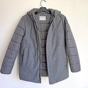 Herno boys jacket size 12! Wool and down filled with hood